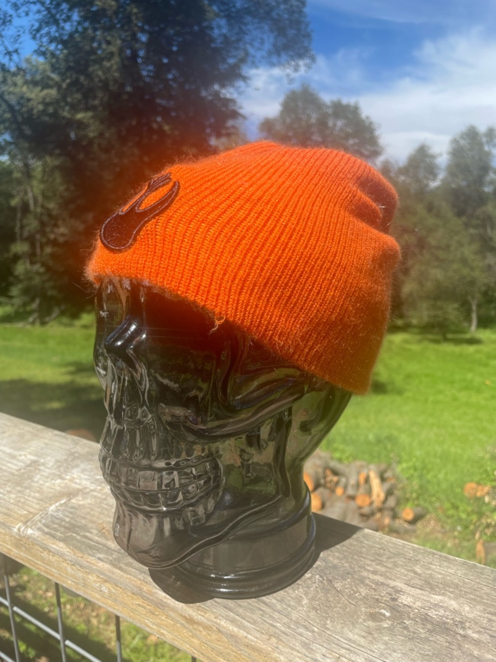 Star Wars Orange Rebel Logo Beanie Hat - Picture 2 of 5